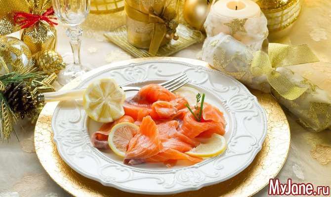 Новорічні закуски з риби та морепродуктів