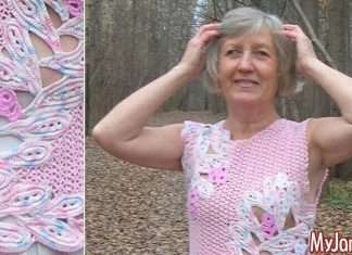 Блузон «Рожеві листи». Ірландське мереживо