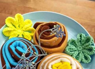 Красивий об’ємний квітка гачком, опис і урок для початківців