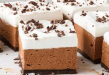 Батончики з французького шовкового пирога не випікаються: спрощений рецепт