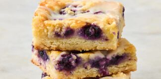 Blueberry Sour Cream Bars